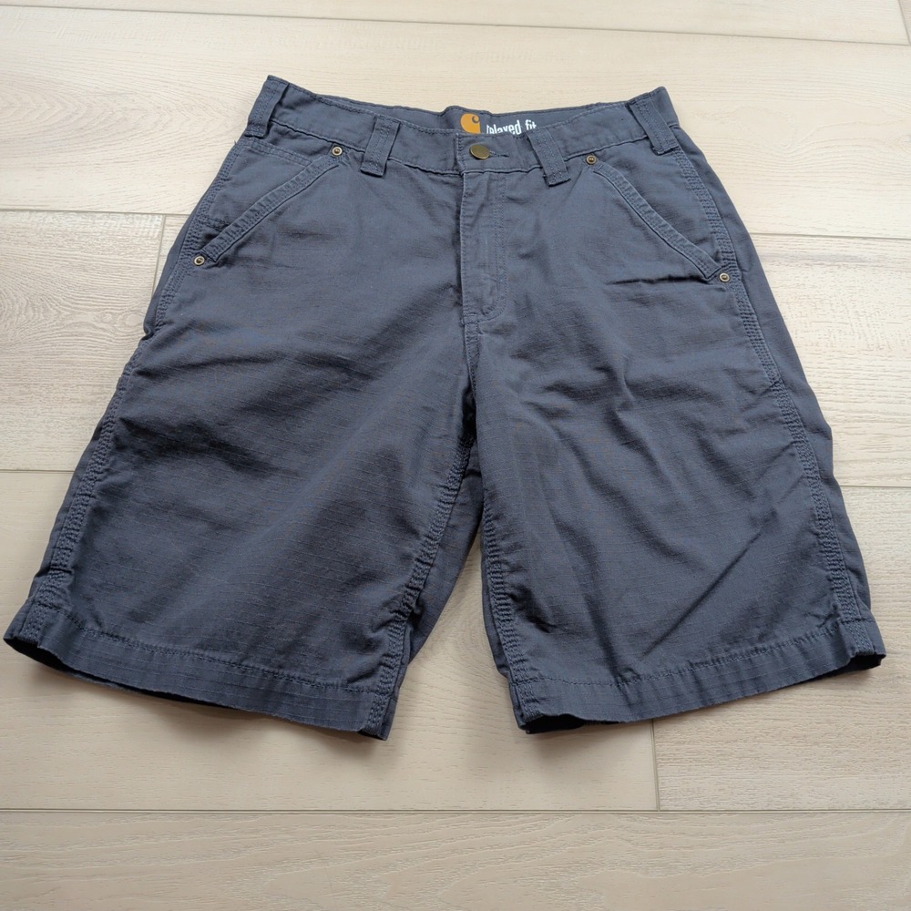 Carhartt Mens Tacoma Relaxed Fit Ripstop Work Shorts Gray Size 30 Utility Cargo
